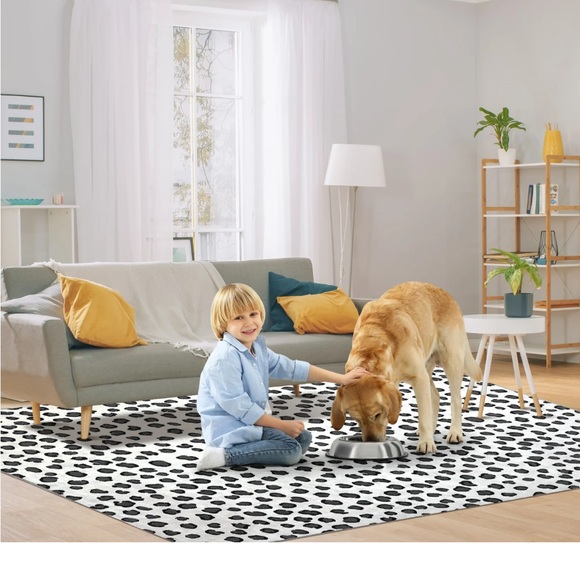 Washable Leopard Print Area Rug - Picture 2 of 10